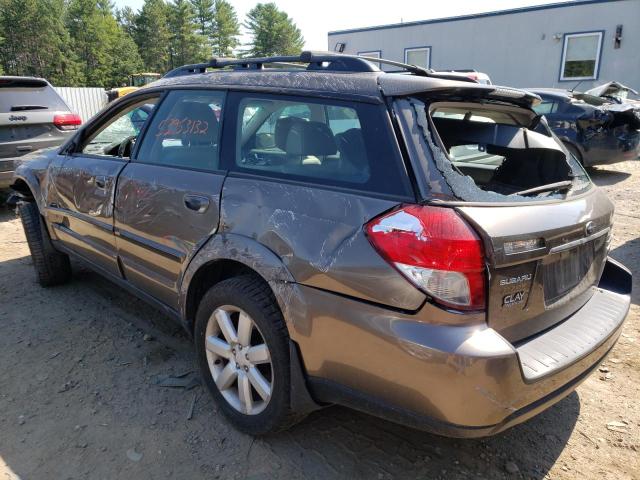 Photo 3 from auction – 2008 SUBARU OUTBACK 2. with VIN 4S4BP62C887339103