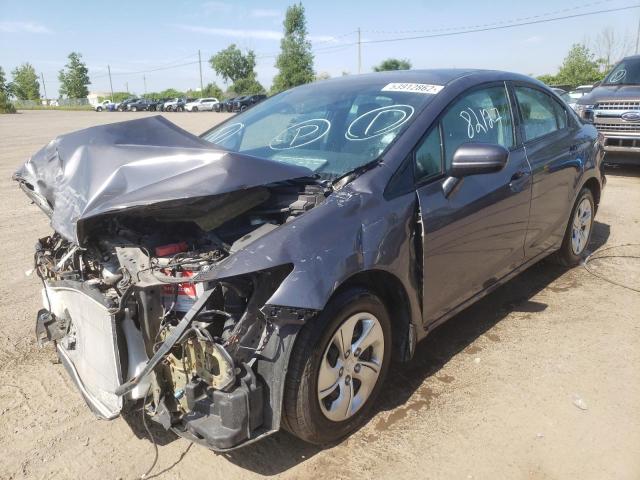 Photo 2 from auction – 2014 HONDA CIVIC LX with VIN 2HGFB2F49EH010069