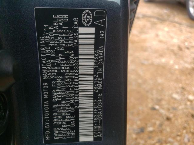 Photo 10 from auction – 2011 TOYOTA COROLLA BA with VIN 2T1BU4EE0BC683321