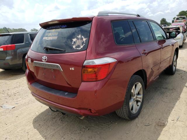 Photo 4 from auction – 2008 TOYOTA HIGHLANDER with VIN JTEDS43A182055558