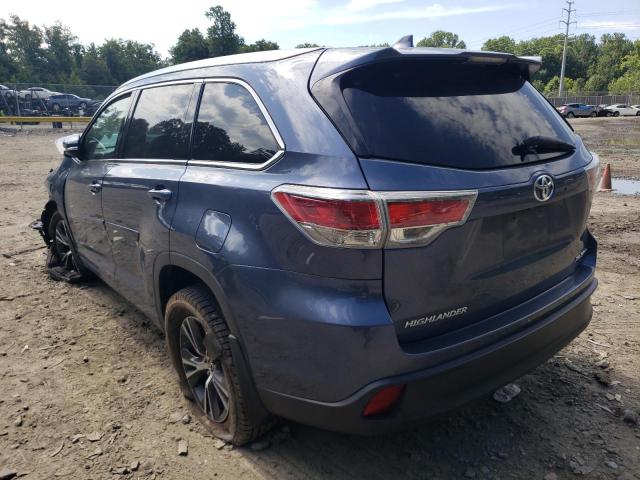 Photo 3 from auction – 2016 TOYOTA HIGHLANDER with VIN 5TDJKRFH3GS250646