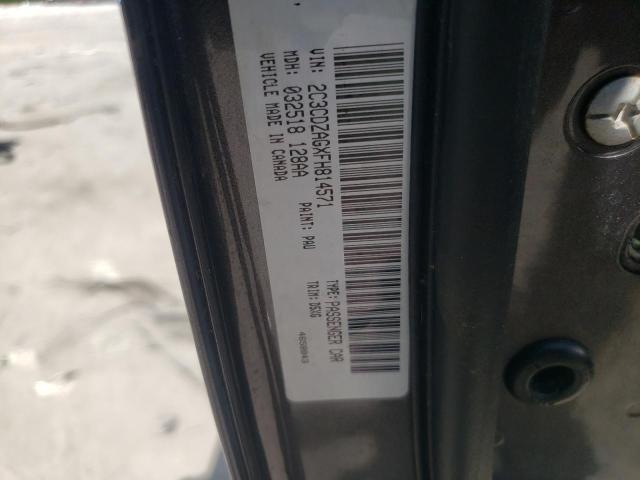 Photo 10 from auction – 2015 DODGE CHALLENGER with VIN 2C3CDZAGXFH814571