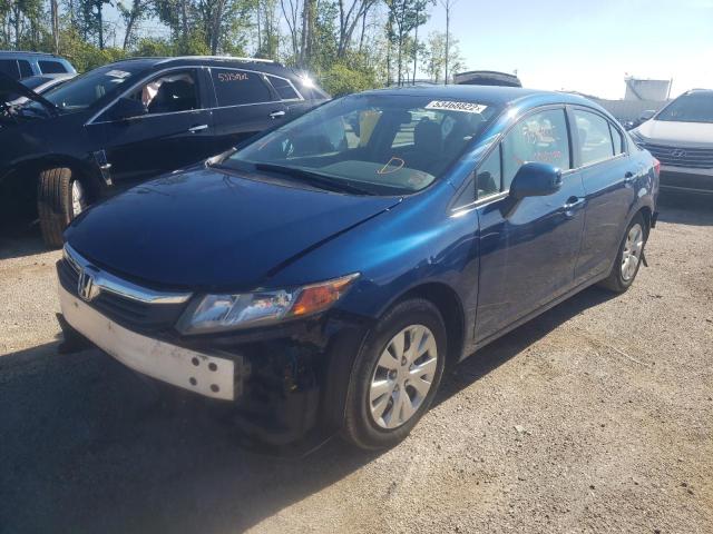 Photo 2 from auction – 2012 HONDA CIVIC LX with VIN 19XFB2F59CE058221