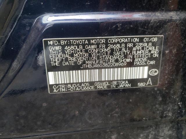 Фото 10 с аукциона – 2008 LEXUS ES 350 с VIN JTHBJ46G382208969