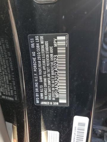 Photo 10 from auction – 2012 PORSCHE CAYENNE with VIN WP1AA2A21CLA02323