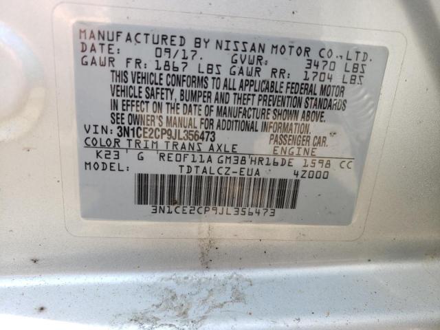 Photo 10 from auction – 2018 NISSAN VERSA NOTE with VIN 3N1CE2CP9JL356473