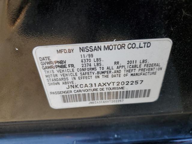 Photo 10 from auction – 2000 INFINITI I30 with VIN JNKCA31AXYT202257