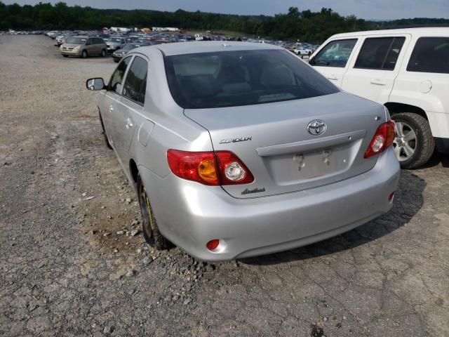 Photo 3 from auction – 2009 TOYOTA COROLLA BA with VIN JTDBL40E699018157