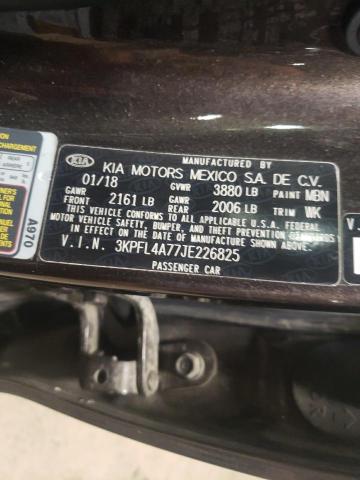 Photo 10 from auction – 2018 KIA FORTE LX with VIN 3KPFL4A77JE226825