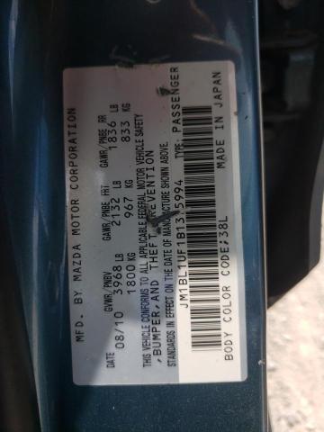 Photo 10 from auction – 2011 MAZDA 3 I with VIN JM1BL1UF1B1375994