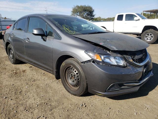 HONDA CIVIC LX 2013 with VIN 19XFB2F56DE270737 - Photo from auction