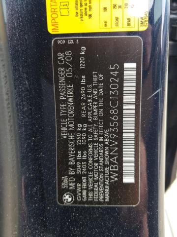 Photo 10 from auction – 2008 BMW 535 XI with VIN WBANV93568C130245