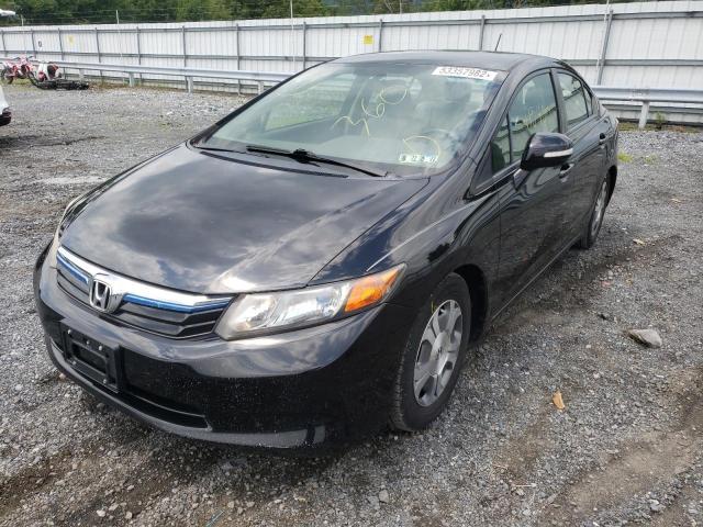 Photo 2 from auction – 2012 HONDA CIVIC with VIN JHMFB4F39CS006075