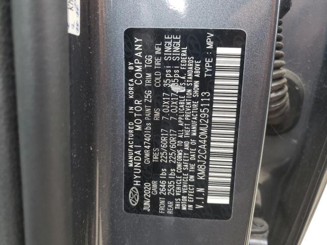 Photo 10 from auction – 2021 HYUNDAI TUCSON SE with VIN KM8J2CA40MU295113