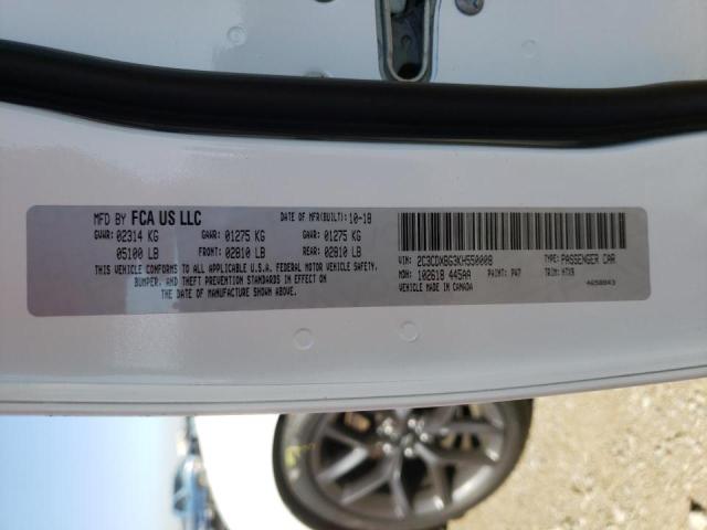 Photo 10 from auction – 2019 DODGE CHARGER SX with VIN 2C3CDXBG3KH550008
