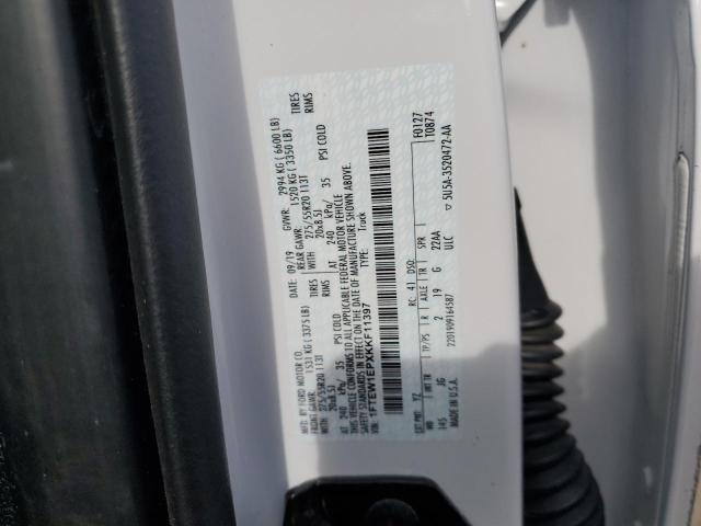 Photo 10 from auction – 2019 FORD F150 SUPER with VIN 1FTEW1EPXKKF11397
