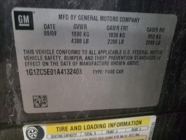 Photo 10 from auction – 2010 CHEVROLET MALIBU 1LT with VIN 1G1ZC5E01A4132403