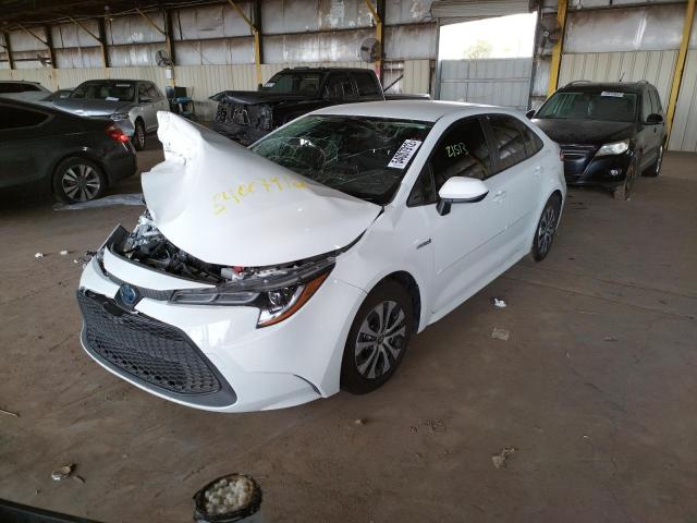 Photo 2 from auction – 2021 TOYOTA COROLLA LE with VIN JTDEAMDE6MJ003548