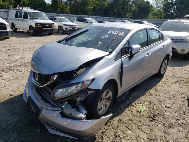 Photo 2 from auction – 2015 HONDA CIVIC LX with VIN 2HGFB2F55FH553428