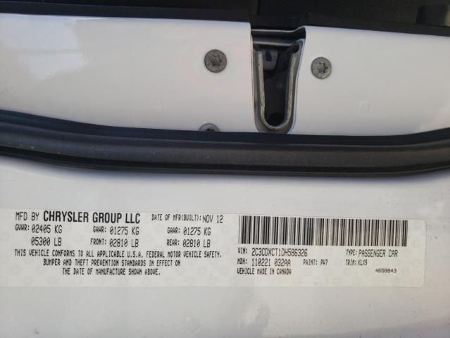 Photo 10 from auction – 2013 DODGE CHARGER R/ with VIN 2C3CDXCT1DH586326