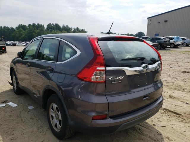 Photo 3 from auction – 2015 HONDA CR-V LX with VIN 5J6RM4H38FL027966