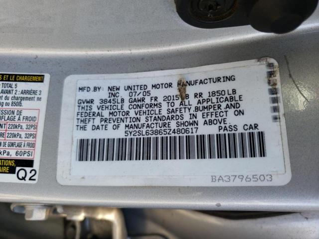 Photo 10 from auction – 2005 PONTIAC VIBE with VIN 5Y2SL63865Z480617