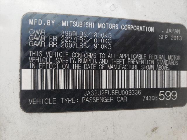 Photo 10 from auction – 2014 MITSUBISHI LANCER ES/ with VIN JA32U2FU8EU009336
