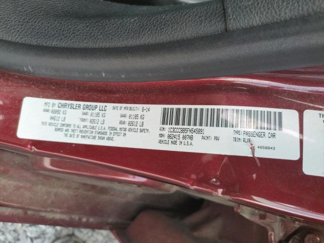Photo 10 from auction – 2015 CHRYSLER 200 S with VIN 1C3CCCBB5FN545891