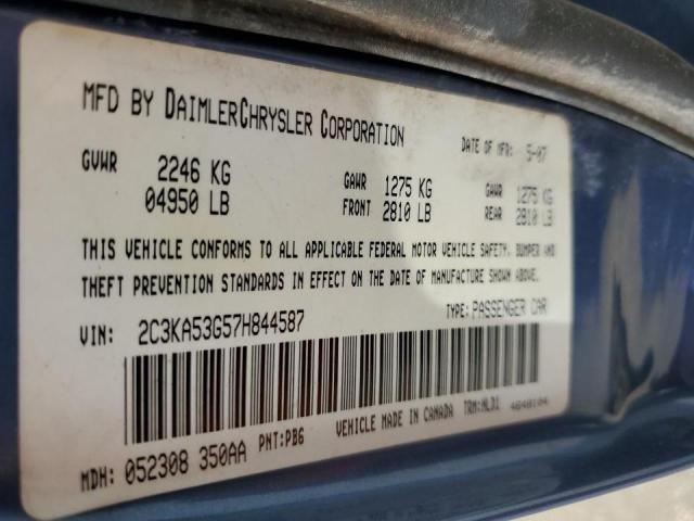 Photo 10 from auction – 2007 CHRYSLER 300 TOURIN with VIN 2C3KA53G57H844587
