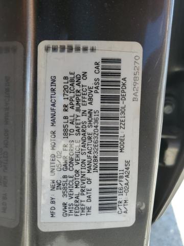 Photo 10 from auction – 2003 TOYOTA COROLLA CE with VIN 1NXBR32E63Z043615