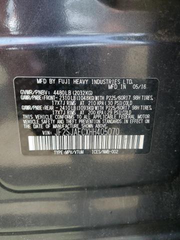 Photo 10 from auction – 2017 SUBARU FORESTER 2 with VIN JF2SJAECXHH405070