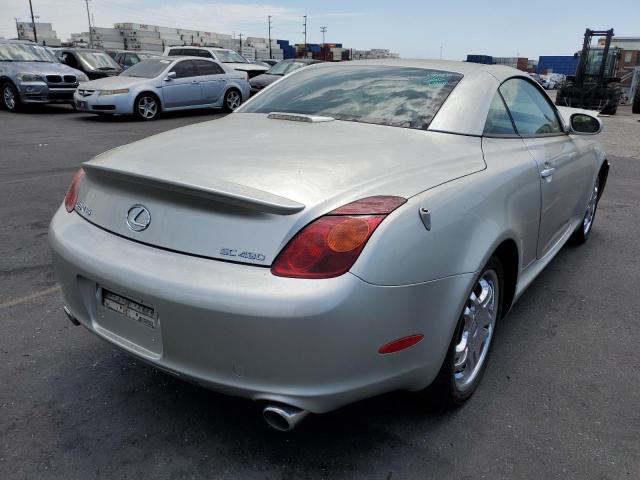 Photo 4 from auction – 2002 LEXUS SC 430 with VIN JTHFN48Y420034439