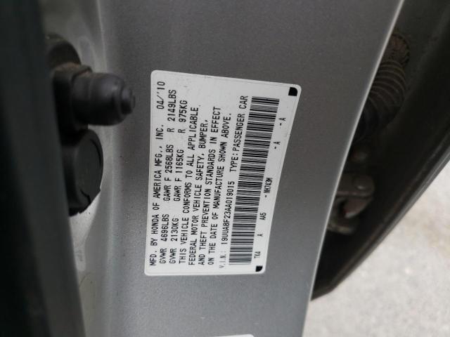 Photo 10 from auction – 2010 ACURA TL with VIN 19UUA8F23AA019015