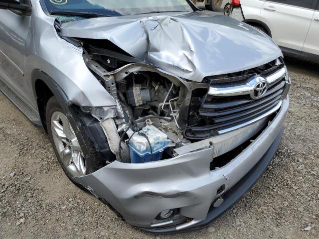 Photo 9 from auction – 2016 TOYOTA HIGHLANDER with VIN 5TDDKRFH3GS343292