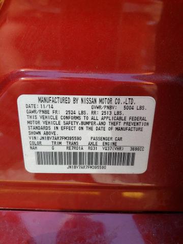 Photo 10 from auction – 2015 INFINITI Q50 BASE with VIN JN1BV7AR7FM395590