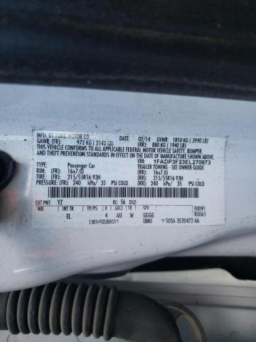 Photo 10 from auction – 2014 FORD FOCUS SE with VIN 1FADP3F23EL270973