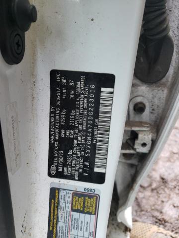 Photo 10 from auction – 2013 KIA OPTIMA EX with VIN 5XXGN4A70DG223016