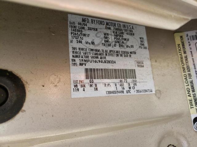 Photo 10 from auction – 2004 FORD EXPEDITION with VIN 1FMFU16L94LB28324