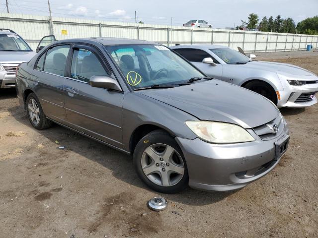 HONDA CIVIC EX 2004 with VIN 2HGES26814H527783 - Photo from auction