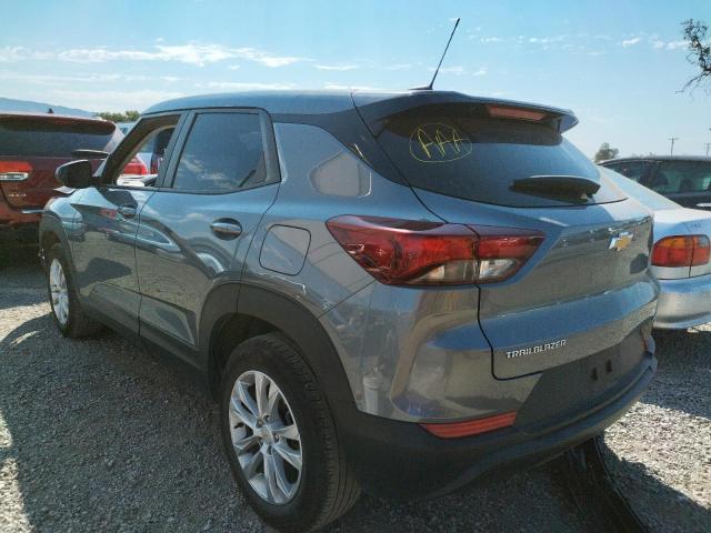 Photo 3 from auction – 2021 CHEVROLET TRAILBLAZE with VIN KL79MMS24MB024083