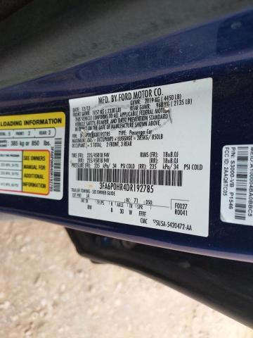 Photo 10 from auction – 2013 FORD FUSION SE with VIN 3FA6P0HR4DR192785