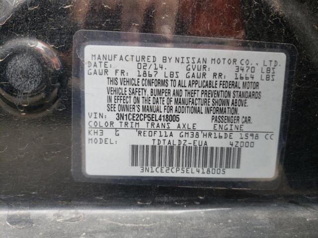 Photo 10 from auction – 2014 NISSAN VERSA NOTE with VIN 3N1CE2CP5EL418005