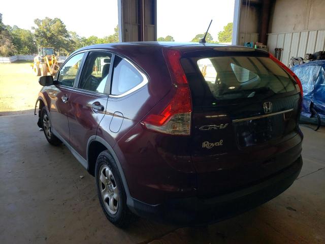 Photo 3 from auction – 2014 HONDA CR-V LX with VIN 5J6RM3H38EL024137