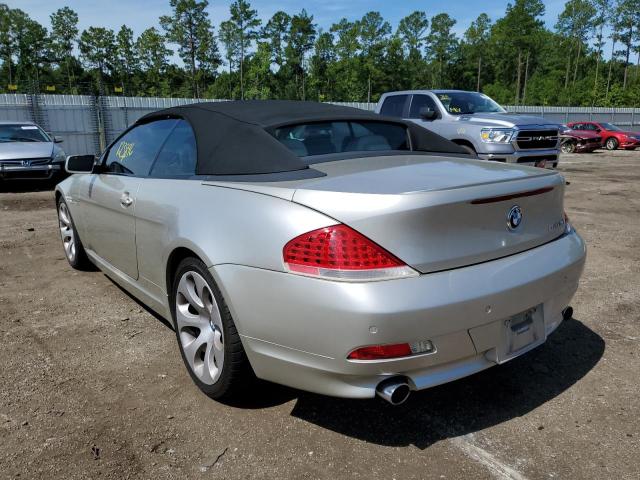 Photo 3 from auction – 2005 BMW 645 CI AUT with VIN WBAEK73405B328146