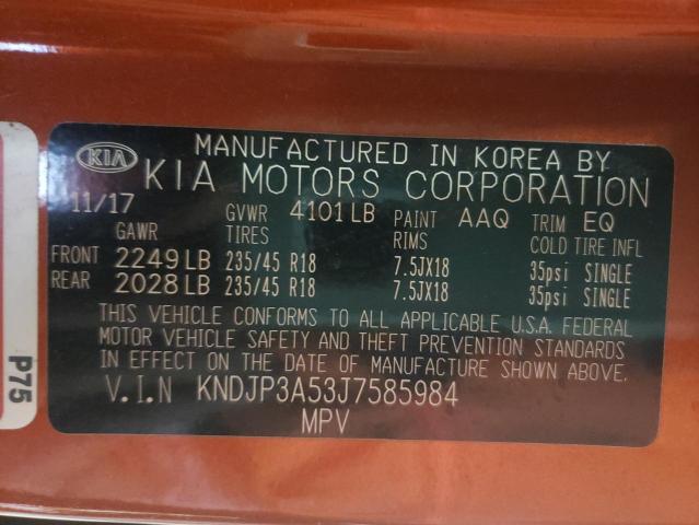 Photo 10 from auction – 2018 KIA SOUL + with VIN KNDJP3A53J7585984