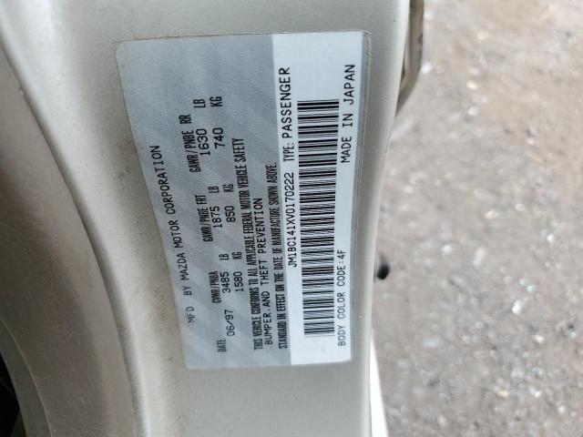 Zdjęcie 10 z aukcji – 1997 MAZDA PROTEGE DX z VIN JM1BC141XV0170222