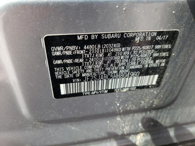 Foto 10 de la subasta – 2017 SUBARU FORESTER 2 con VIN JF2SJABC5HH804960