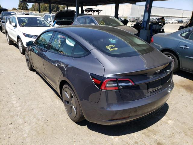 Photo 3 from auction – 2022 TESLA MODEL 3 with VIN 5YJ3E1EB4NF189727