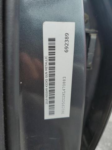 Photo 10 from auction – 2019 NISSAN KICKS S with VIN 3N1CP5CU2KL470883