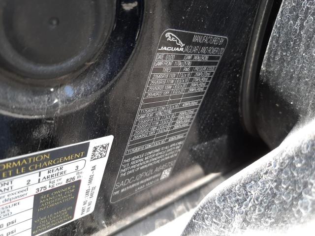 Foto 10 de la subasta – 2020 JAGUAR F-PACE PRE con VIN SADCJ2FX2LA645732